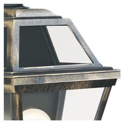 CGC ORLEANS Outdoor Wall Light - Black Gold, Glass