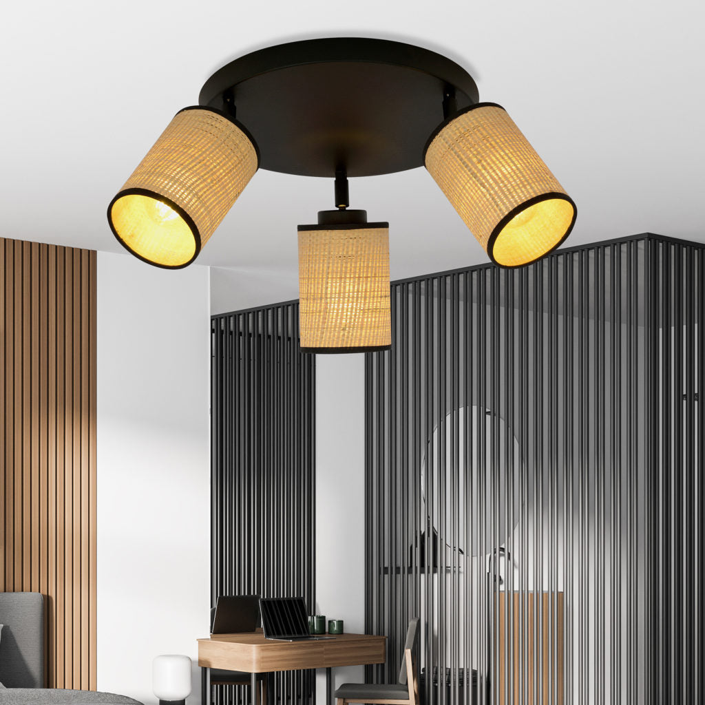 Our YOGA ceiling light is sophisticated and will be a perfect complement to interiors in a modernist climate. Perfect for all those who value simplicity and functionality. minimalist, economical form and original lampshades create a unique whole that fits perfectly into the latest trends and attracts attention like a magnet.