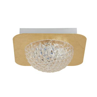 CGC CELESTIA LED Flush - Gold Lead with Clear Acrylic