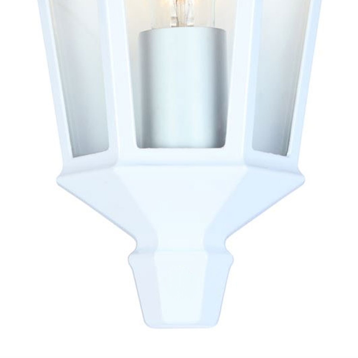 If you’re looking for a modern take on a traditional outdoor wall light, this glass half lantern flush wall light is perfect for adding style and protection for your home.   This product also contains an stylish white matt finish, making it ideal for any home design - adding a statement to any wall it fits in. Create an inviting glow over your garden and home with our Tyra glass coach lantern wall light by CGC Interiors.