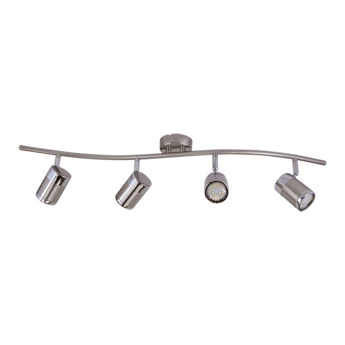 Bring some contemporary style to your living space with our Honor chrome wall ceiling light. The minimal design will work well with all kinds of décor. Made from luxury stainless steel. Each individual light can be angled to help you achieve the perfect lighting for your space.
