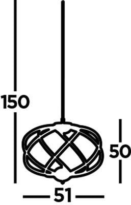 CGC MAGIC Satin Nickel LED Ceiling Pendant