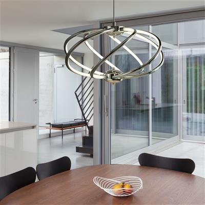 CGC MAGIC Satin Nickel LED Ceiling Pendant