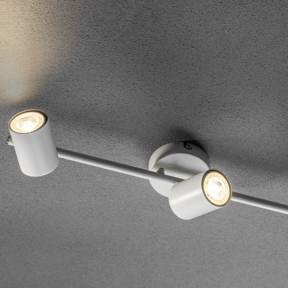 Our Jack 3 Light Spotlight Bar is the perfect addition to your interior lighting arrangements, finished in white it's perfect for adding a sleek lighting design to your room. The modern design features 3 adjustable light heads perfect for lighting your kitchen – ensuring all spaces are efficiently illuminated with a practical task light that can be adjusted to your needs.