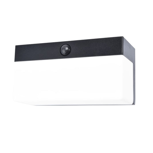Our Soleil LED outdoor wall light is a cordless solar wall light in a modern and minimalist design. It is charged by sunlight during the day and turns on automatically when detecting motion. The light is perfect for illuminating your main entrance, driveway or other areas. Easy installation with no cables needed thanks to the connected module you can light your outdoor space completely to your personal taste via the free app.