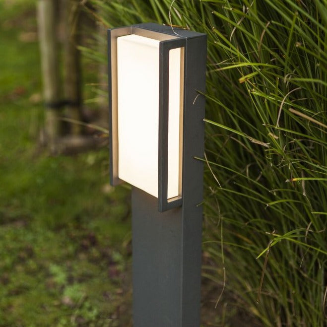 If you’re looking for a grander, more contemporary look for your home’s lighting system, take a browse through our dark grey rectangular LED post light. This product boasts a darker colour, making sure that the appearance blends into the sophisticated design of your home. For a simpler way to bring discrete elegance to your home, consider our dark grey Marla post light. 