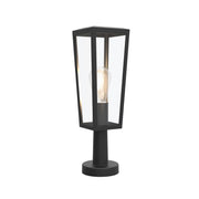 CGC FIR Small Modern Black Outdoor Post Light