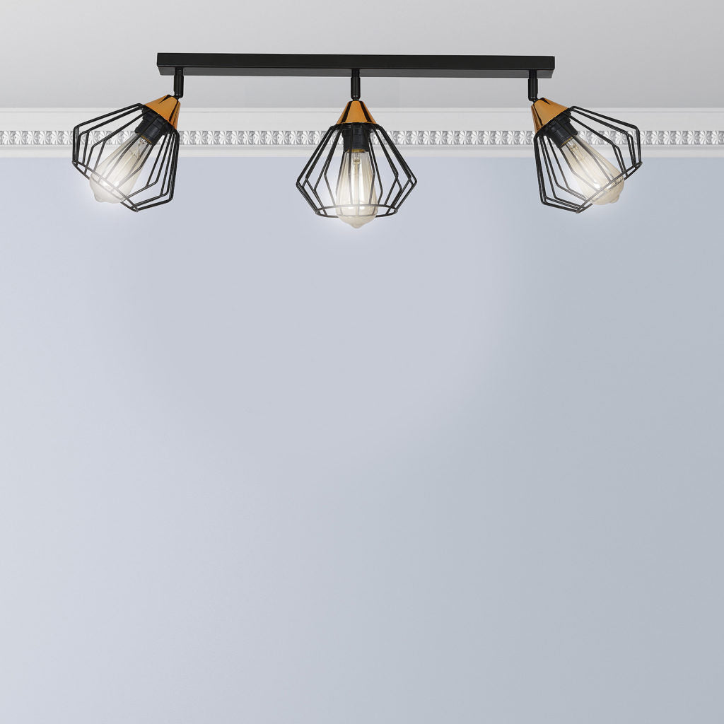 CGC VESTA 3A BLACK CEILING LAMP LIGHT – CGC Interiors