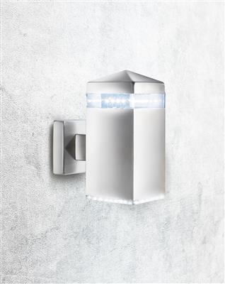 CGC INDIA 32Lt LED Outdoor Wall Light - Satin Silver