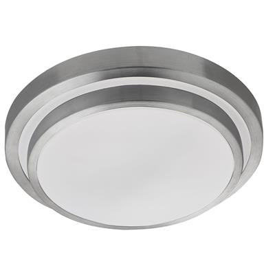 CGC CORK Aluminium with White Shade LED  2 Tier Flush Ceiling Light
