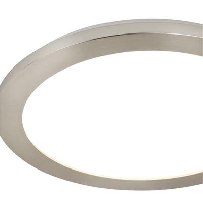 CGC CORK LED Flush - Satin Silver & Acrylic