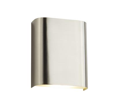 CGC MATCH Satin Silver & Frosted Glass LED Wall Light