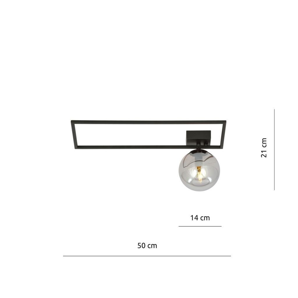 CGC IMAGO 1A BLACK/GRAFIT CEILING LAMP LIGHT