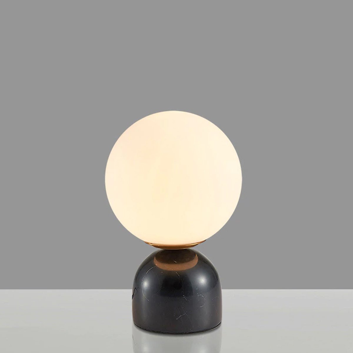 CGC JUNIOR Black Base Mini Marble Globe Table Light