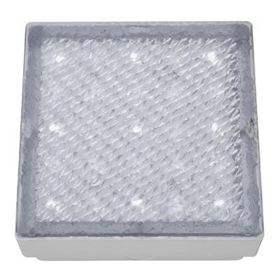 CGC WALKOVER LED Recessed Small Square Walkover - Clear & White