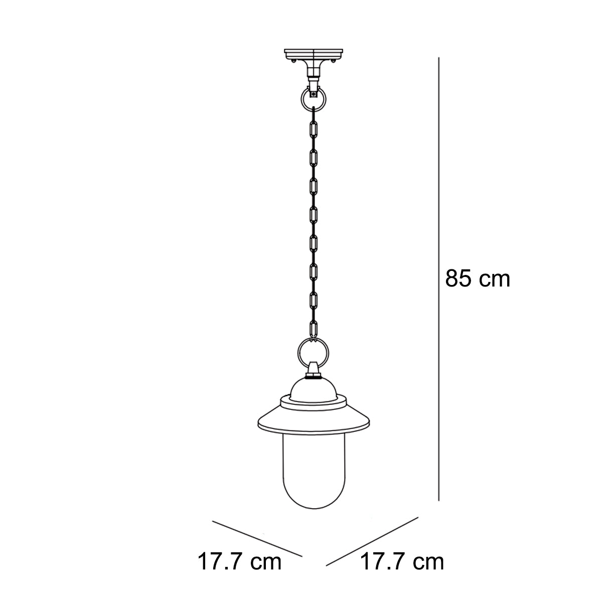 Our Ryder lantern delivers on style and durability and is a smart choice for your exterior lighting. With its black powder coated aluminium  construction teamed with clear polycarbonate diffuser, this lantern is hardwearing and rust and weatherproof. Built for life outdoors, it has an IP44 rating which means it can withstand the harshest of weather conditions. For sophisticated yet robust outdoor lighting, our Ryder black outdoor traditional lantern is a strong contender.