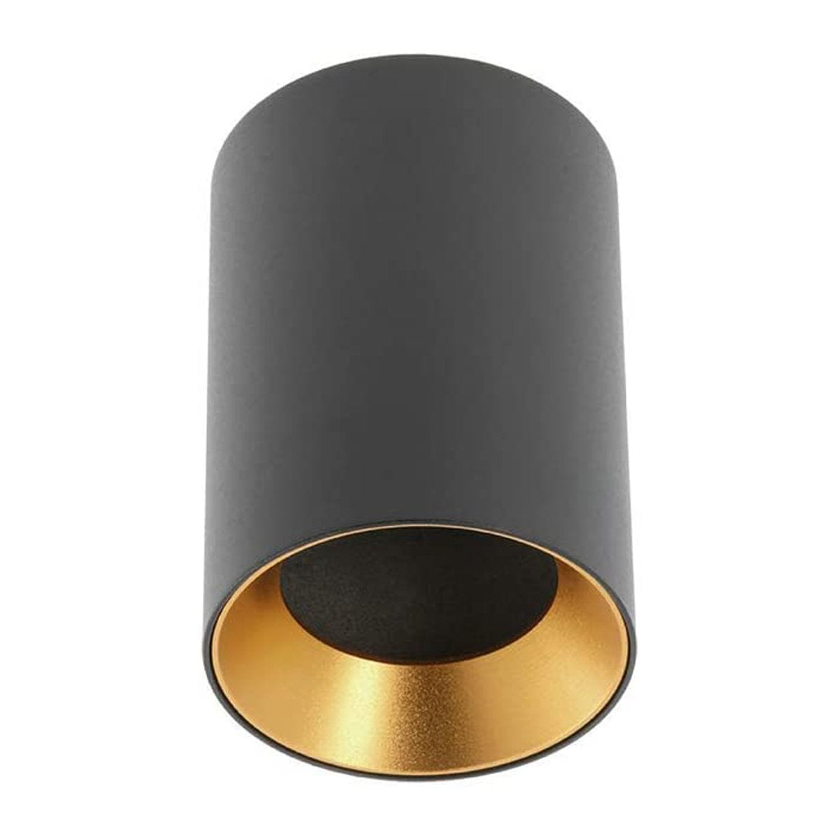 Jessica has a sleek and modern circular design with a powder coated exterior and gold interior. A simple, black ceiling spotlight made from is a perfect complement to classic or modern interiors. Ideal for the kitchen, dining room, bedroom, or living room. It has an IP20 rating, indicating that it is dustproof.