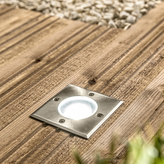 Myah inground lights provide a sophisticated approach to outdoor illumination, with the potential to highlight pathways, al fresco areas, and stairs for a handsome aesthetic.