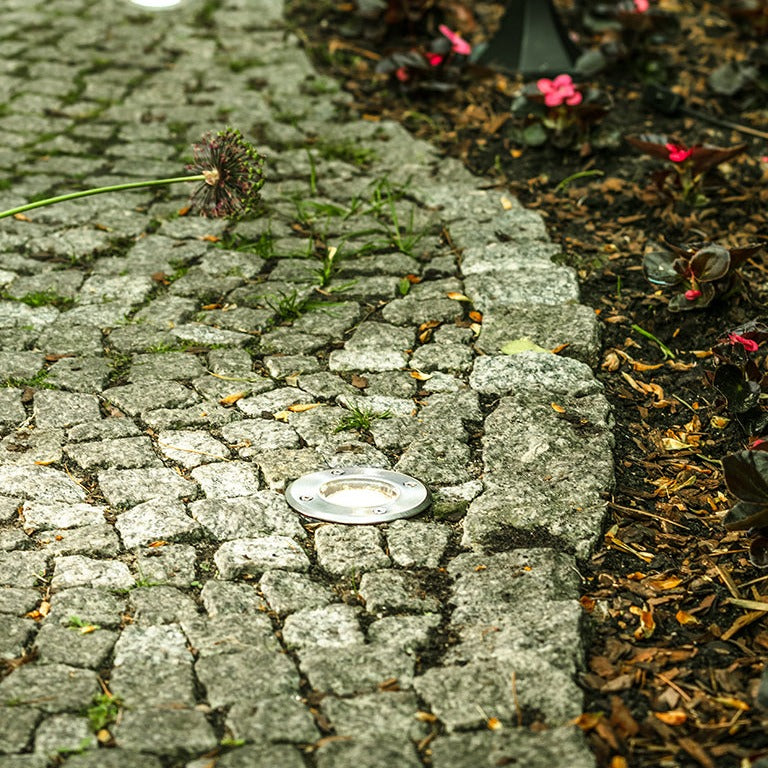 Our Meadow inground lights are a modern way to enhance and illuminate an outside space, adding ambience to a garden as well as practicality at night. These lights are the perfect solution to illuminate paths, seating areas and steps which will achieve an impressive look in any space.