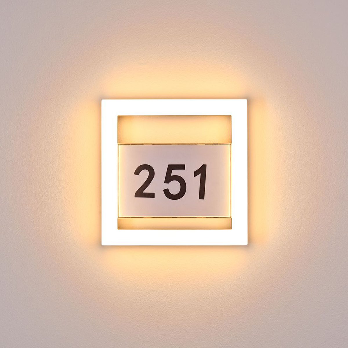 CGC PAMELA Halo Style House Number LED Light