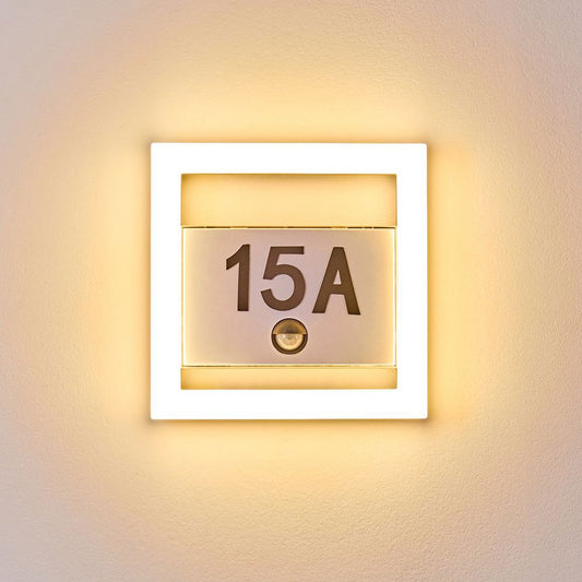 CGC PAMELA Halo Style House Number LED Light With Motion Sensor