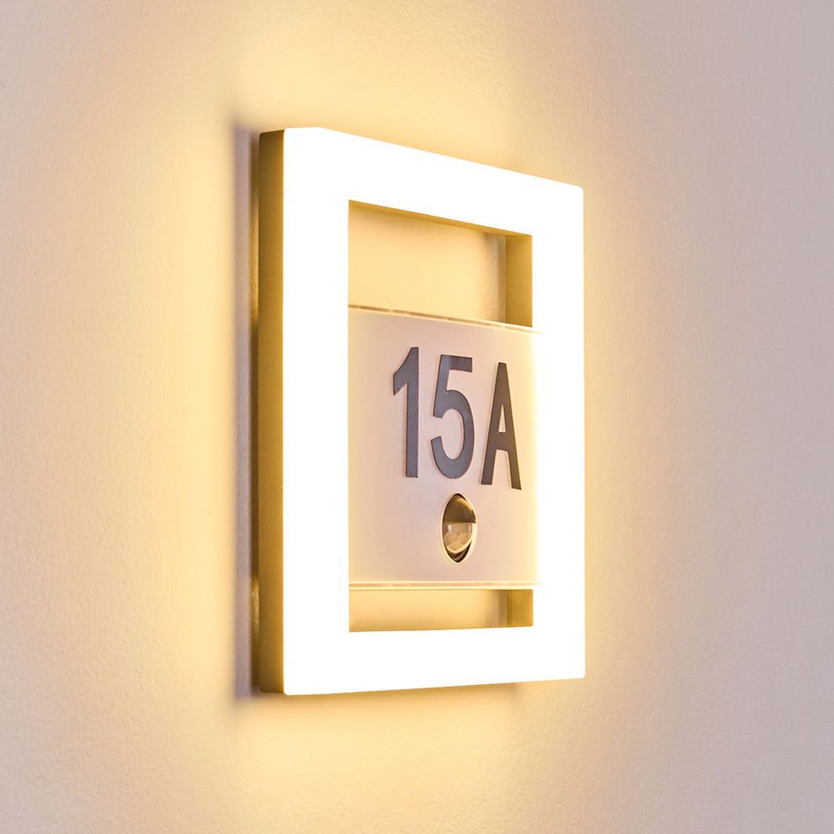 CGC PAMELA Halo Style House Number LED Light With Motion Sensor