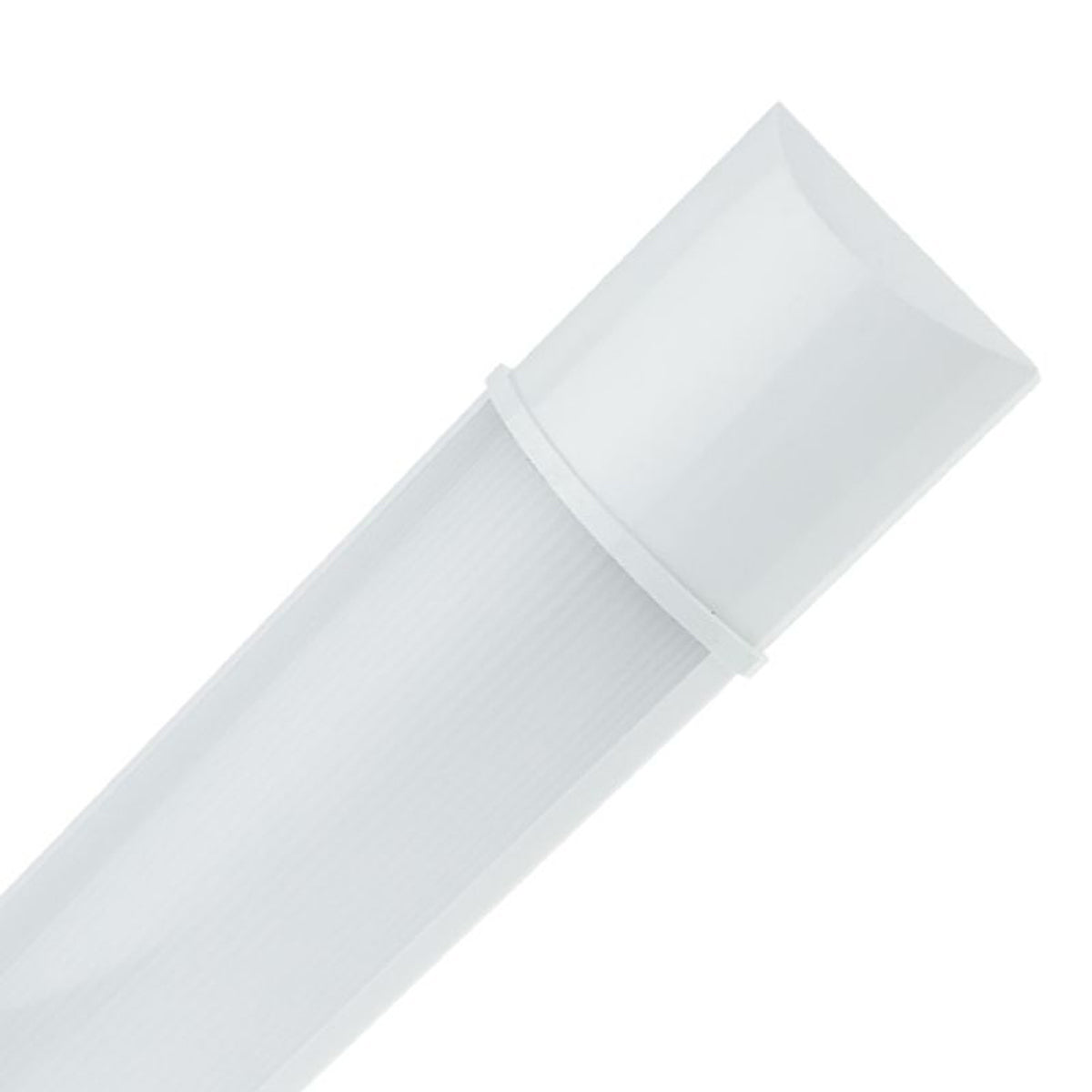 Choose the right product for your needs from our world class range of LED lighting battens. All of our batten lights focus on reliability and energy efficiency. Our LED battens are perfect for lighting garages, warehouses, and other large areas. The airtight fitting allows no dust to enter giving it extra longevity and avoids any dark patches. Modern slim profile with opal diffuser and natural white light output.