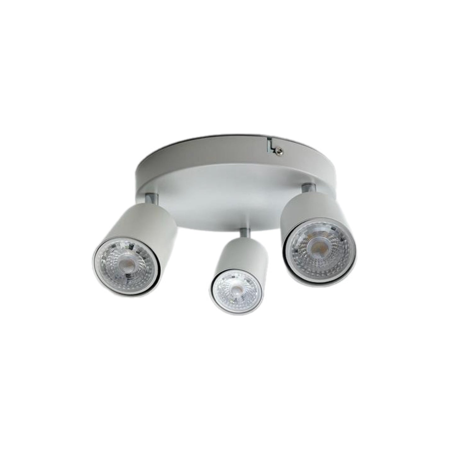 CGC LAYLA  Adjustable White 3 Light Ceiling Spotlight Plate