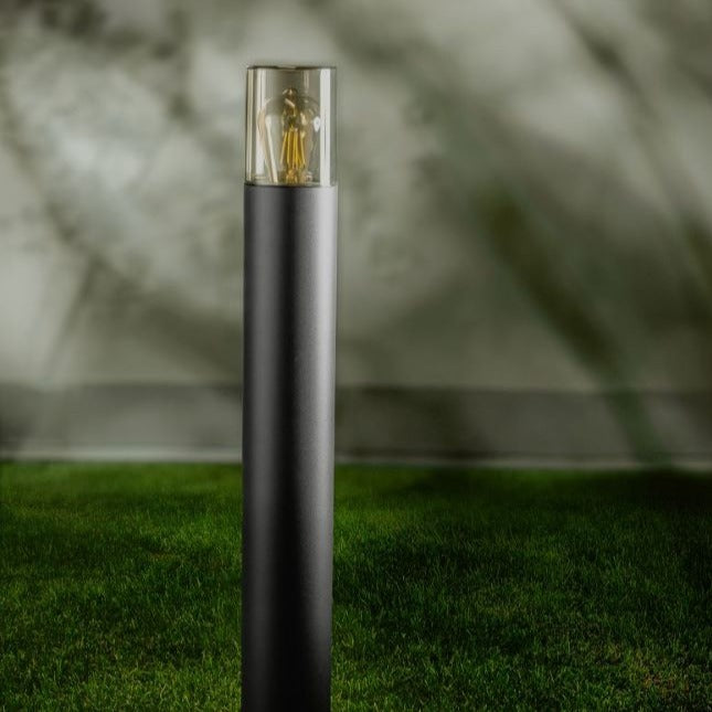 Our Bluebell black outdoor post light would look perfect in a modern or more traditional home design. Outside post lights can provide atmospheric light in your garden, at the front door or on the terrace as well as a great security solution. It is designed for durability and longevity with its robust material producing a fully weatherproof and water-resistant light fitting.