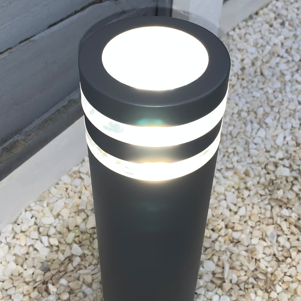 CGC ASHLEY Dark Grey Anthracite Outdoor Post Light