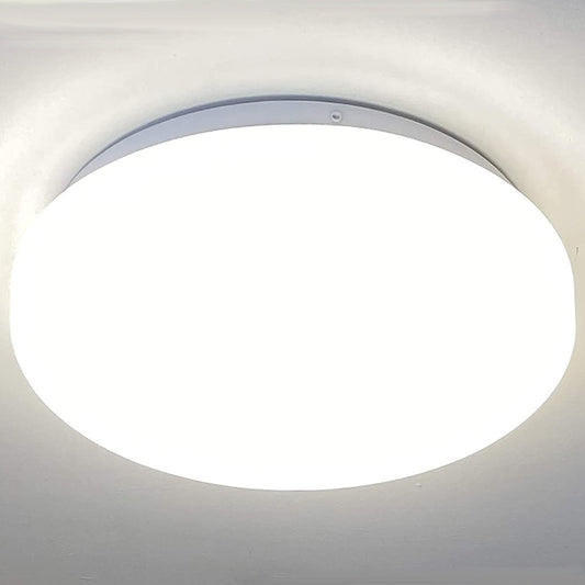 CGC ELLIE White Circular 18W Wall Or Ceiling Light With Opal Diffuser