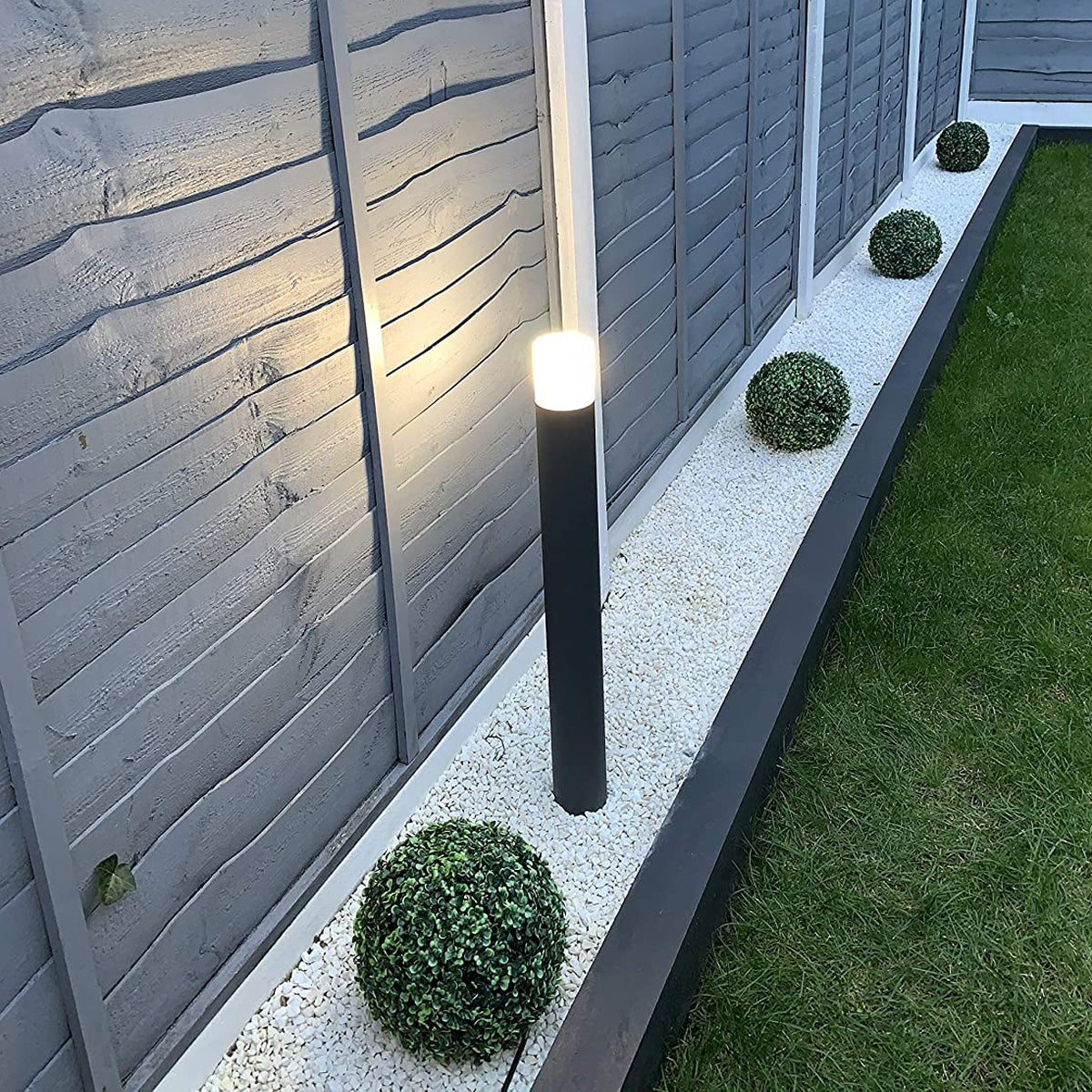 Our Cortez dark grey outdoor post light would look perfect in a modern or more traditional home design. Outside post lights can provide atmospheric light in your garden, at the front door or on the terrace as well as a great security solution. It is designed for durability and longevity with its robust material producing a fully weatherproof and water resistant light.