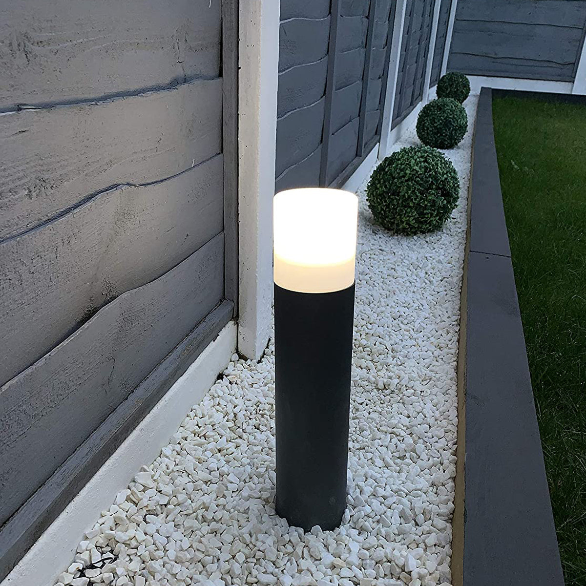 Our Cortez dark grey outdoor post light would look perfect in a modern or more traditional home design. Outside post lights can provide atmospheric light in your garden, at the front door or on the terrace as well as a great security solution. It is designed for durability and longevity with its robust material producing a fully weatherproof and water resistant light fitting.