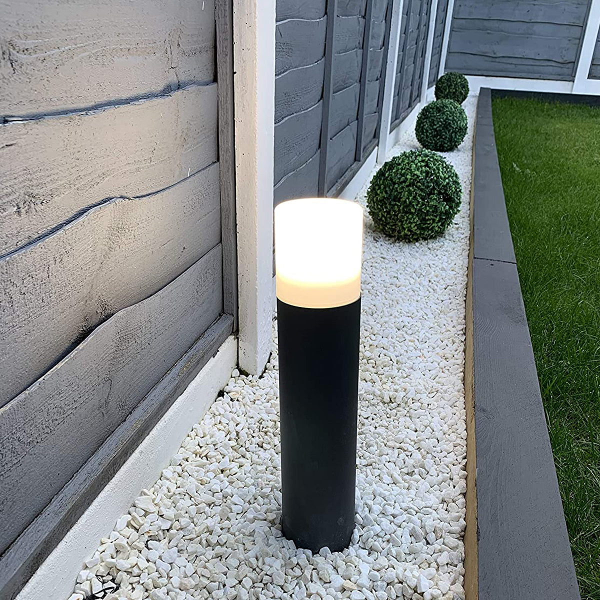 Our Cortez dark grey outdoor post light would look perfect in a modern or more traditional home design. Outside post lights can provide atmospheric light in your garden, at the front door or on the terrace as well as a great security solution. It is designed for durability and longevity with its robust material producing a fully weatherproof and water resistant light fitting.
