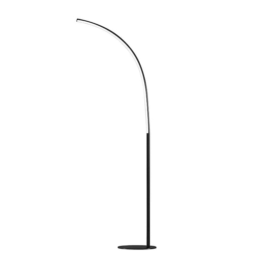CGC AMBER Black Curved LED Adjustable Floor Lamp