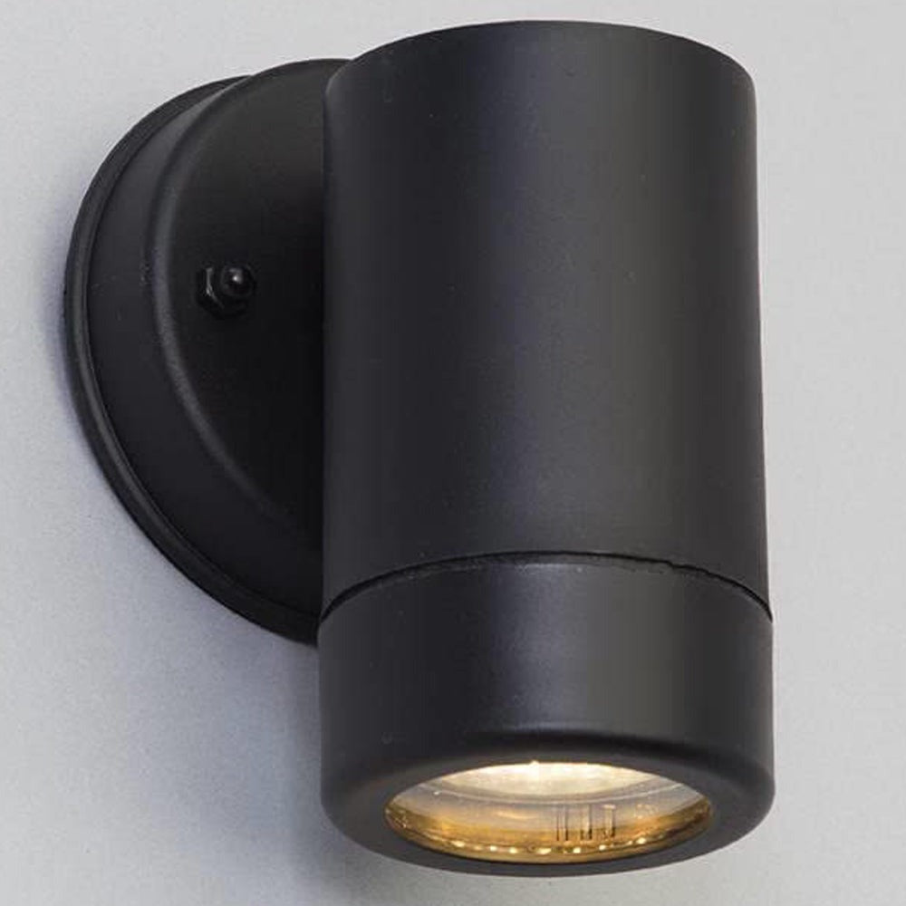  Our Grace wall light delivers on style and durability and is a smart choice for your exterior lighting. With its black polycarbonate construction means this spotlight is hardwearing and rust and weatherproof. Built for life outdoors, it has an IP44 rating which means it can withstand the harshest of weather conditions. For sophisticated yet robust outdoor lighting, our Grace black outdoor wall spotlight is a strong contender. 