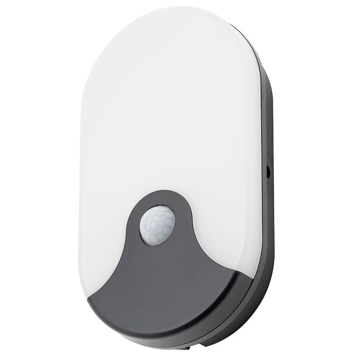 CGC BECCA Oval With Motion Sensor Monochrome LED Wall Light