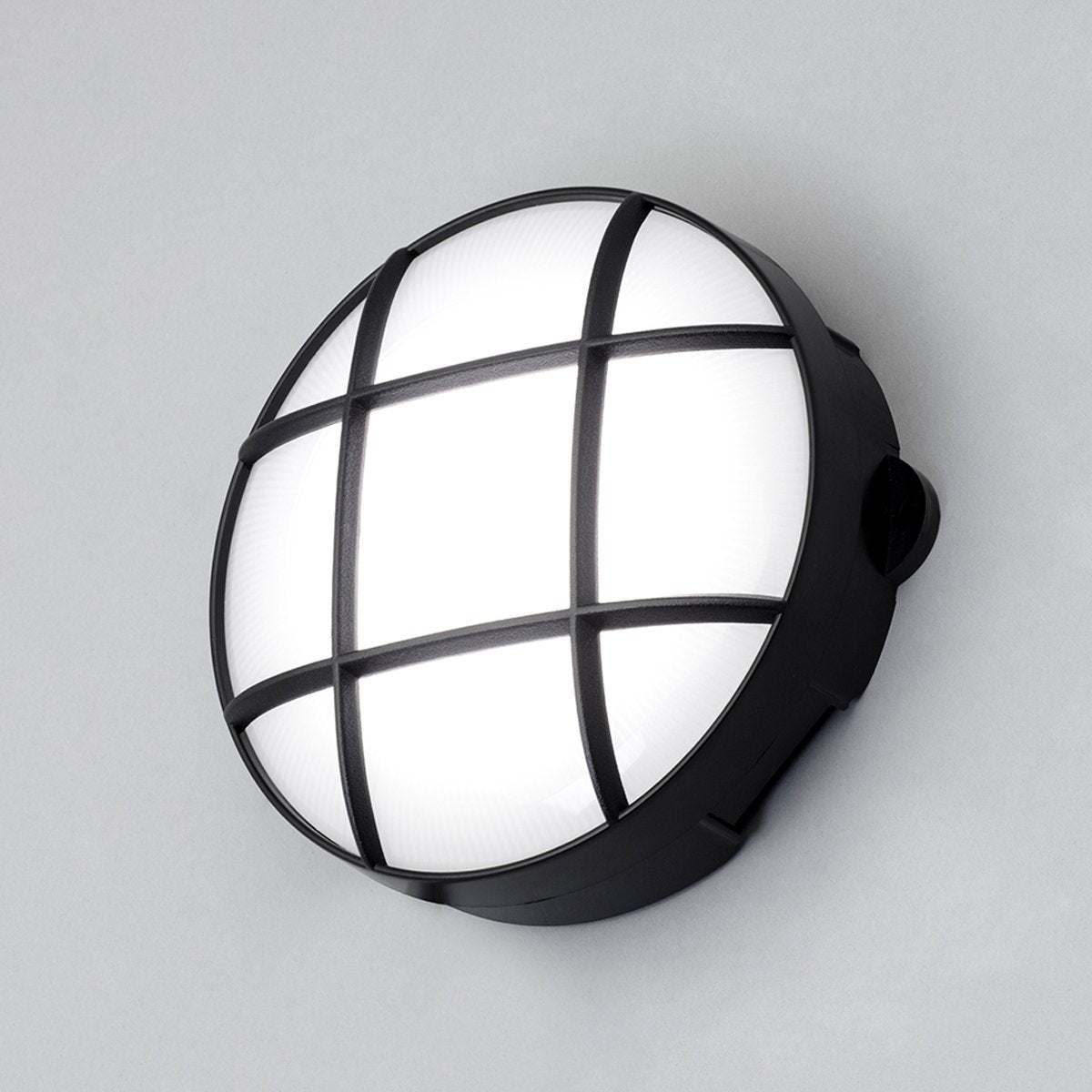 CGC VENUS Round Large Monochrome Grid LED Outdoor Wall Light