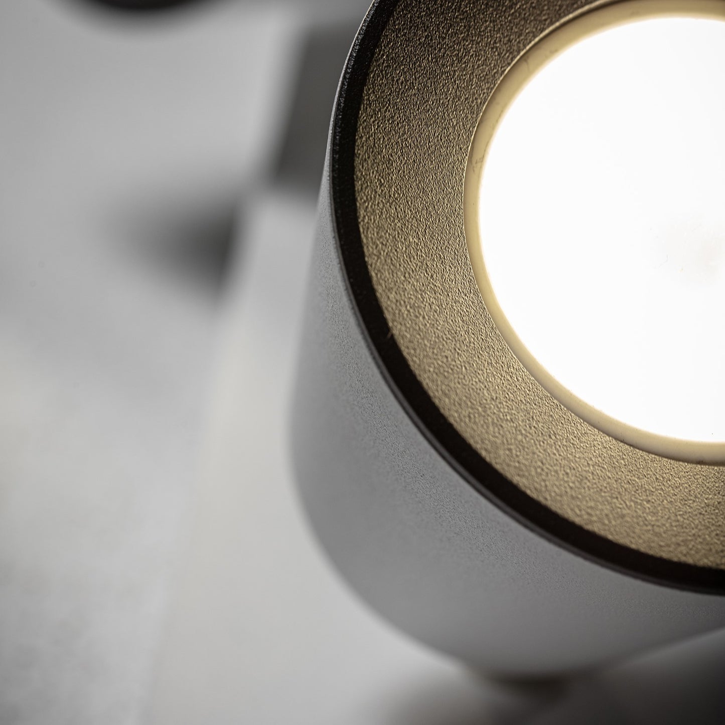 CGC ELLI White Double Cylinder Surface Mounted Adjustable Spotlight with a choice of White, Black or Gold Inner