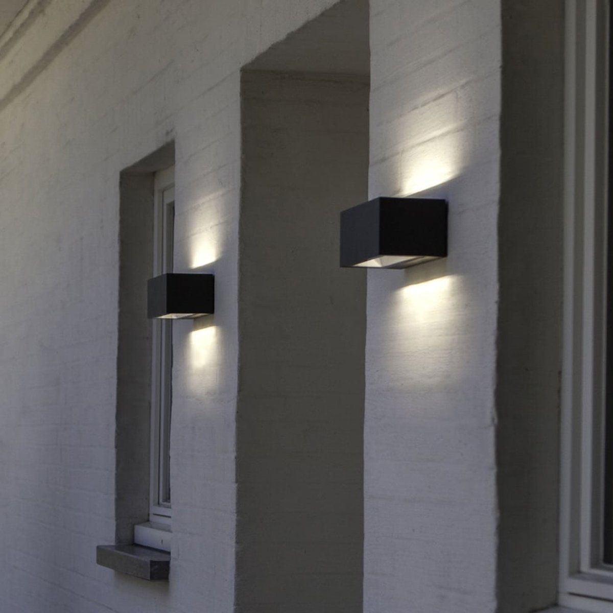 CGC HAILEY Dark Grey Small Rectangular 4K Light LED Wall Light