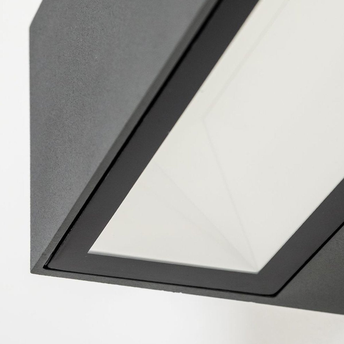 CGC HAILEY Dark Grey Small Rectangular 4K Light LED Wall Light