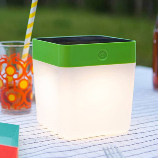 CGC POLLY Green Table Cube Solar Portable Outdoor Light
