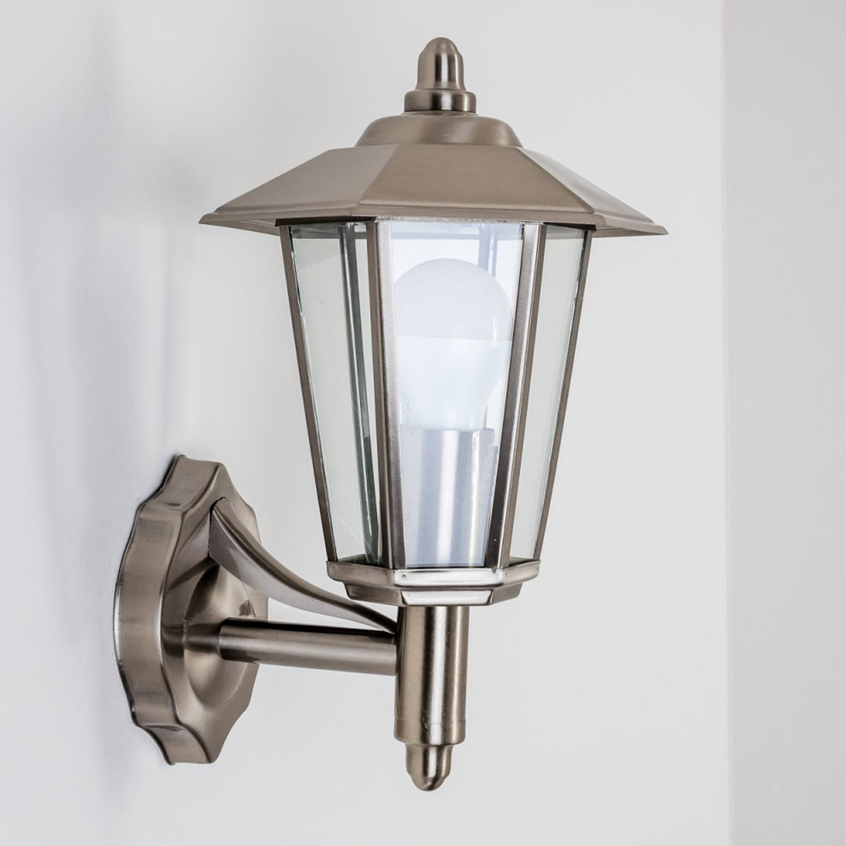 CGC KENDRA Stainless Steel Vintage Style Lantern Light