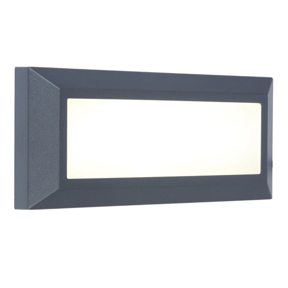 CGC HELENA Dark Grey Rectangle LED Surface Mount Wall Light