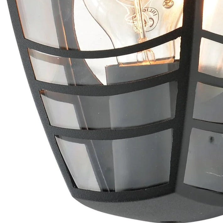 Our Imogen black aluminium lantern outdoor wall light would look perfect in a modern or more traditional home design. Outside wall lights can provide atmospheric light in your garden, at the front door or on the terrace as well as a great security solution. It is designed for durability and longevity with its robust material producing a fully weatherproof and water resistant light fitting.