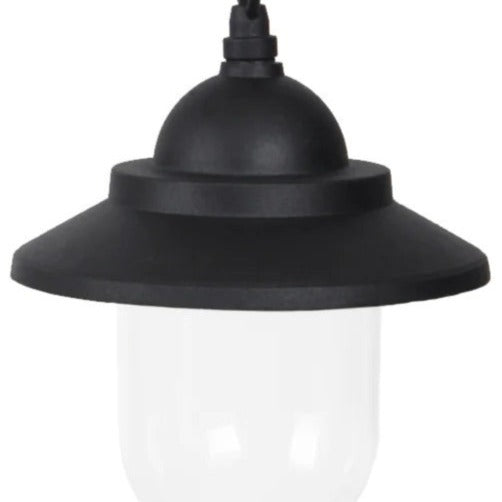 Our Ryder lantern delivers on style and durability and is a smart choice for your exterior lighting. With its black powder coated aluminium  construction teamed with clear polycarbonate diffuser, this lantern is hardwearing and rust and weatherproof. Built for life outdoors, it has an IP44 rating which means it can withstand the harshest of weather conditions. For sophisticated yet robust outdoor lighting, our Ryder black outdoor traditional lantern is a strong contender.