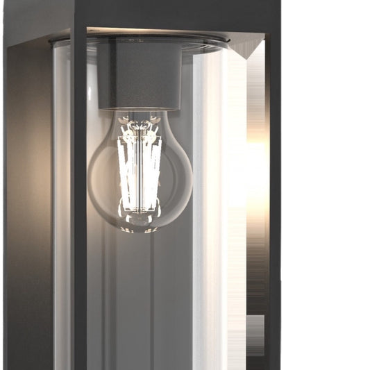 CGC SONNY Rectangular Solar LED Outdoor Wall Lantern with Motion Sensor