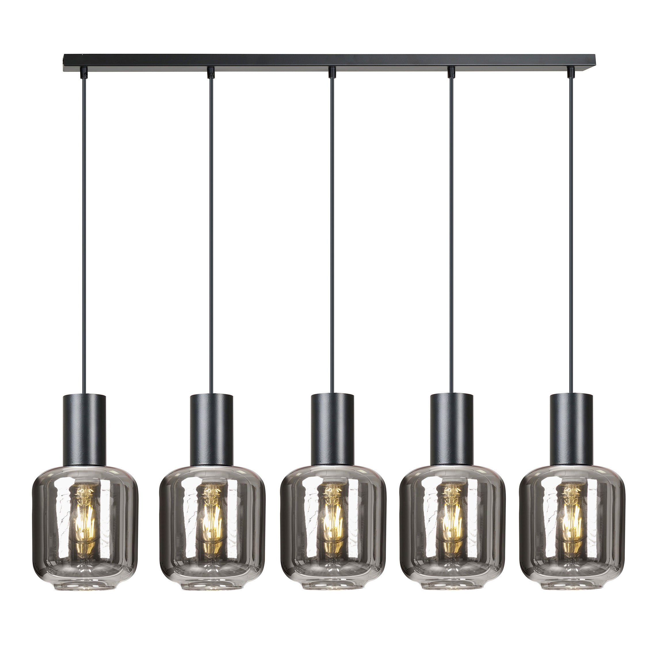 CGC INGVAR 5 BLACK CEILING LAMP LIGHT