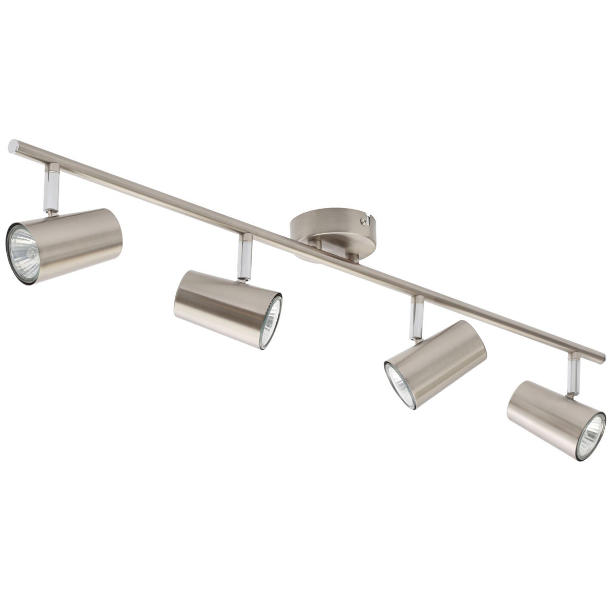 CGC LAYLA Adjustable Satin Nickel 4 Spotlight Ceiling Bar