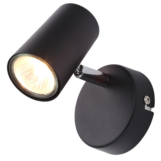 CGC LAYLA  Adjustable Black Single Spotlight For Wall Or Ceiling